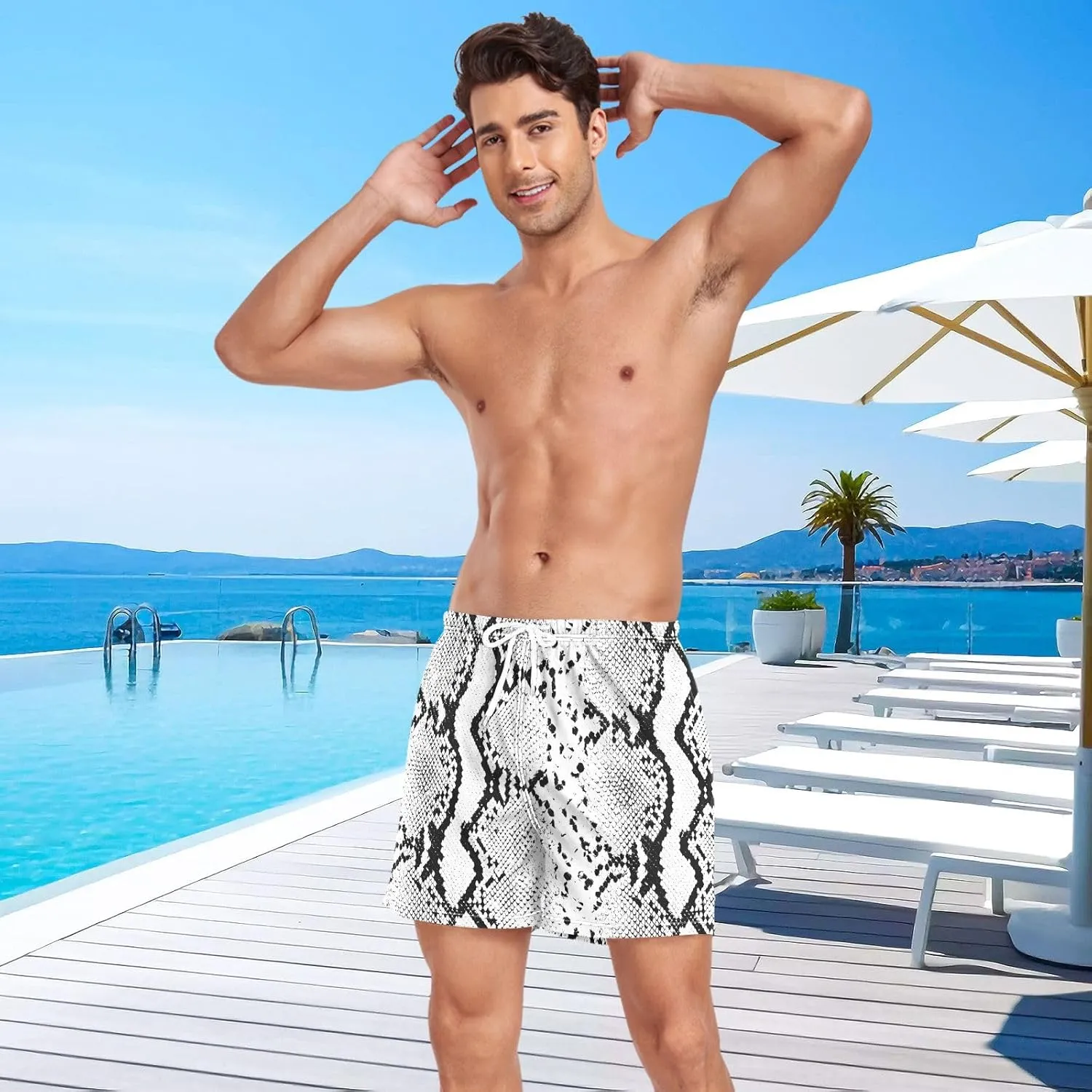 Swim Trunks for Men Casual Shorts Swimwear Summer Beach Wear S-XXL