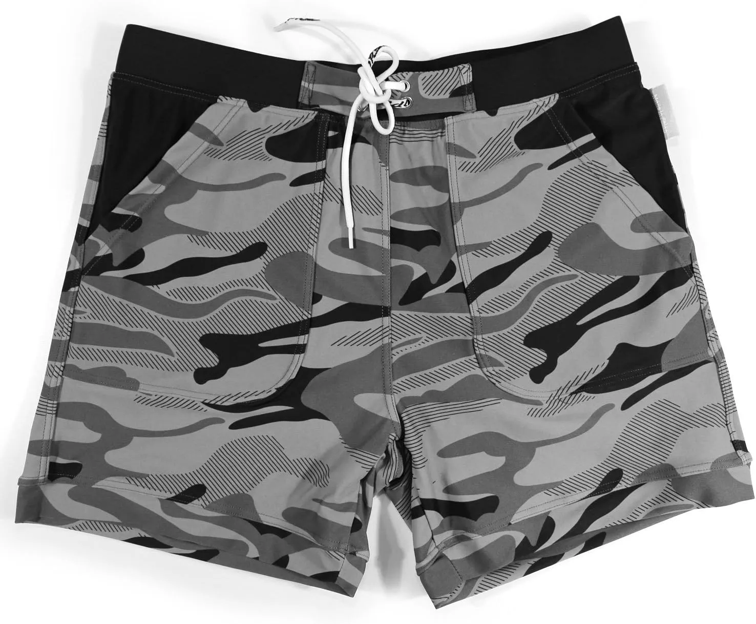 Taddlee Swimwear Men Basic Long Swimming Trunk Surf Camo Shorts Swimsuits Pocket