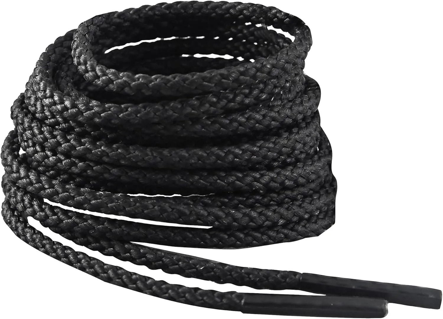 Unbreakable Round Bootlaces - Indestructible, Waterproof & Fire Resistant Laces, 1500-Pound Breaking Strength/Pair
