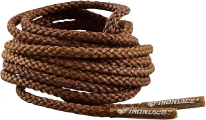 Unbreakable Round Bootlaces - Indestructible, Waterproof & Fire Resistant Laces, 1500-Pound Breaking Strength/Pair