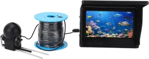 Underwater Fishing Camera, Underwater Camera 1080P Wide Angle Underwater Video Camera with 4.3in Screen for Underwater Fishing