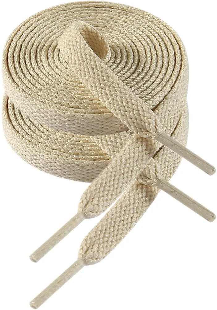 VSUDO 2 Pairs Flat Shoe Laces for Sneakers, Shoe Strings/Shoelaces for Sneakers