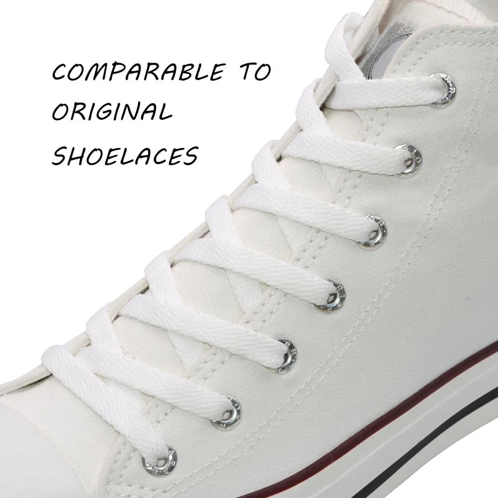VSUDO 2 Pairs Flat Shoe Laces for Sneakers, Shoe Strings/Shoelaces for Sneakers
