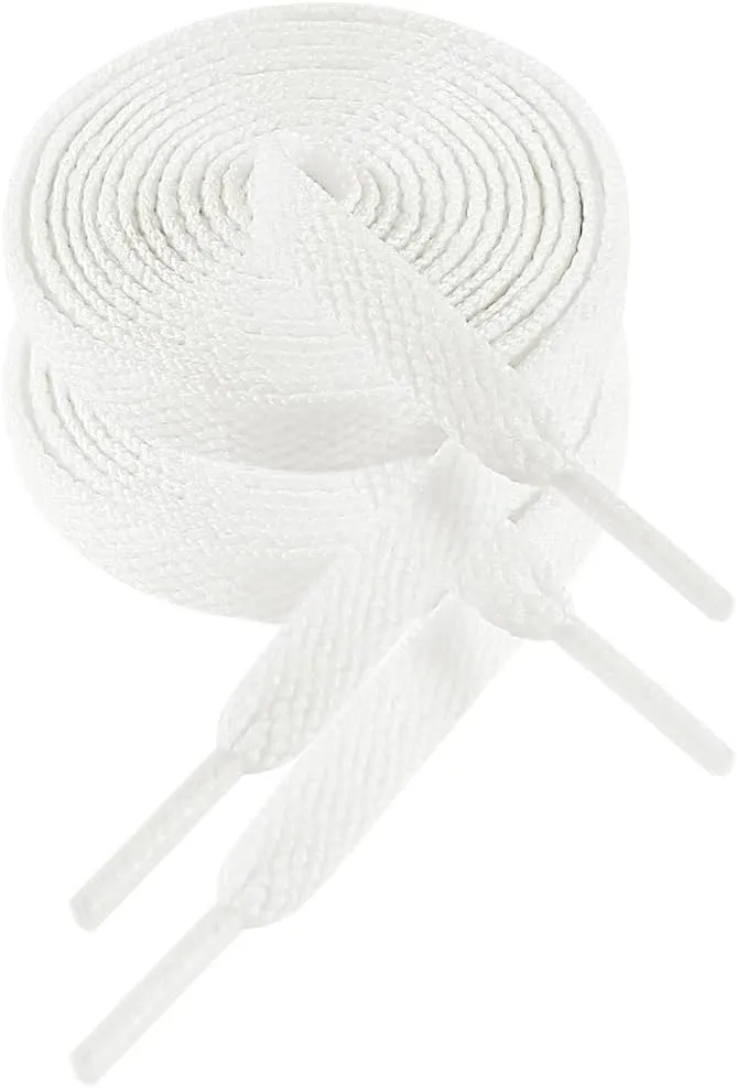 VSUDO 2 Pairs Flat Shoe Laces for Sneakers, Shoe Strings/Shoelaces for Sneakers
