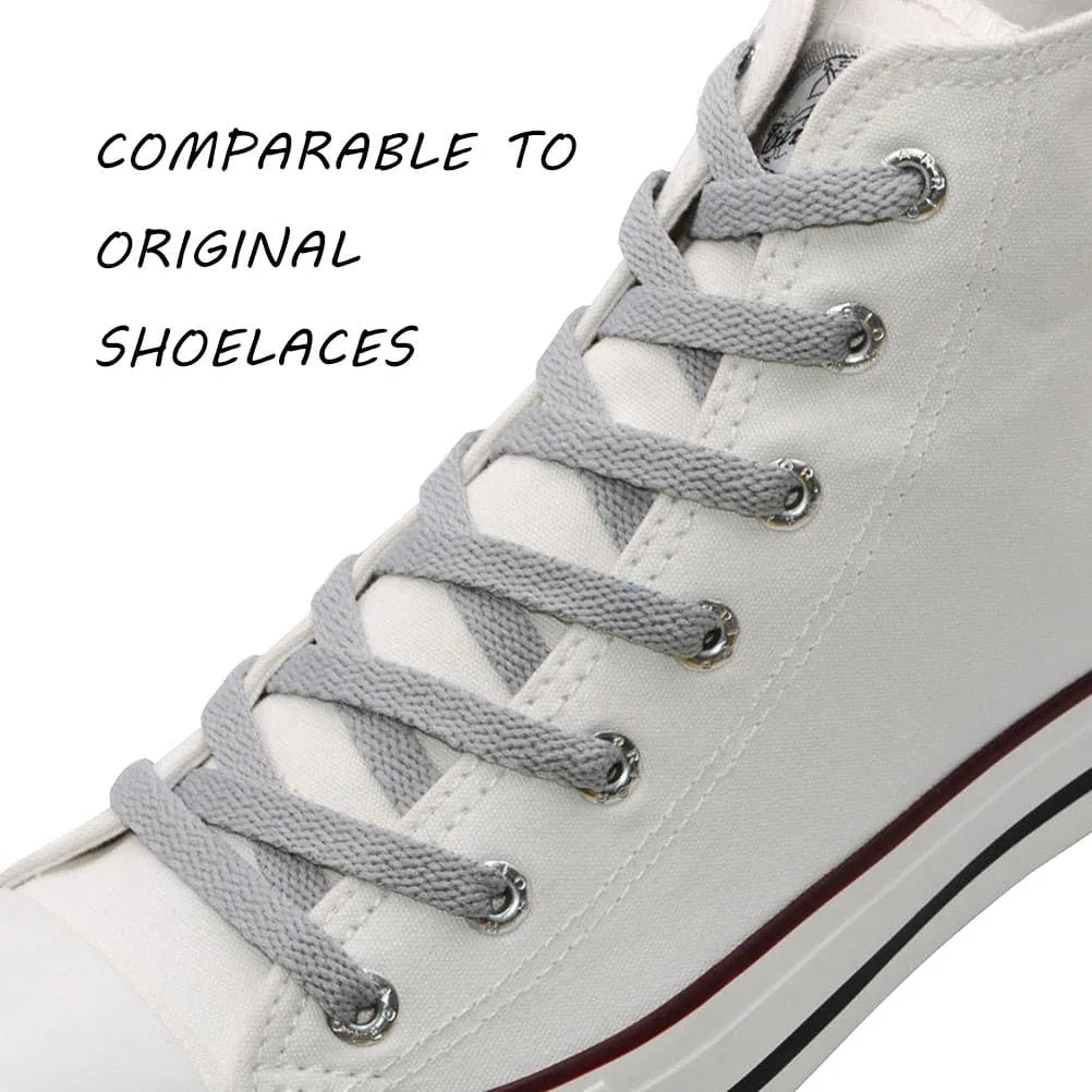 VSUDO 2 Pairs Flat Shoe Laces for Sneakers, Shoe Strings/Shoelaces for Sneakers