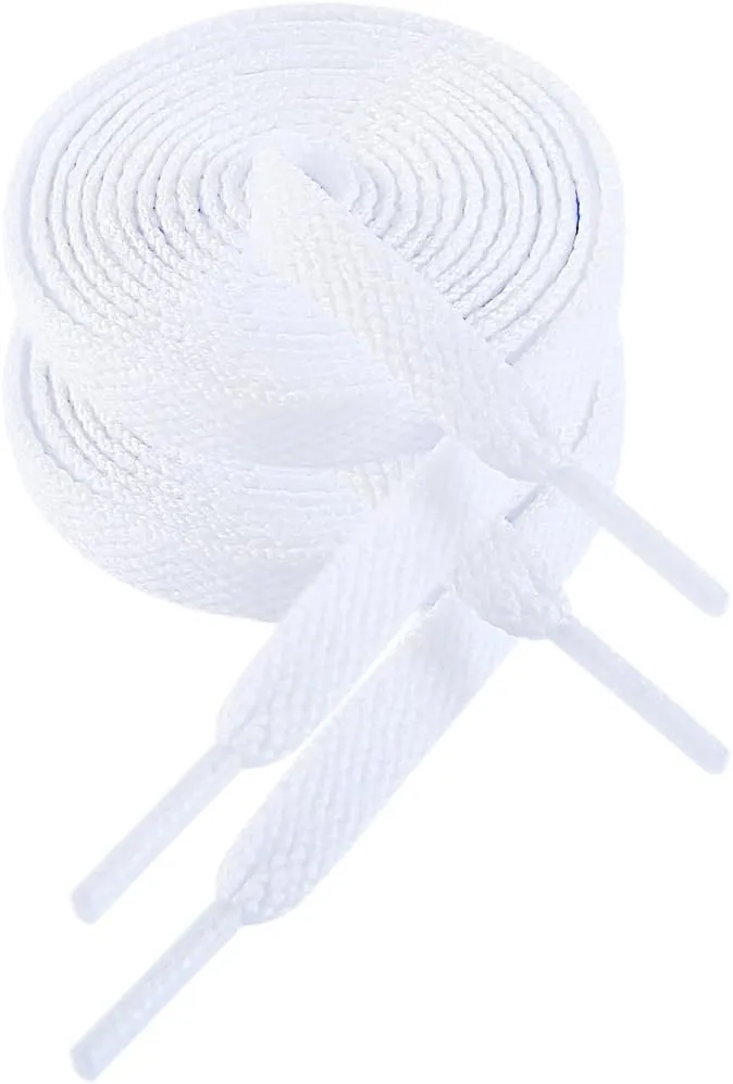 VSUDO 2 Pairs Flat Shoe Laces for Sneakers, Shoe Strings/Shoelaces for Sneakers