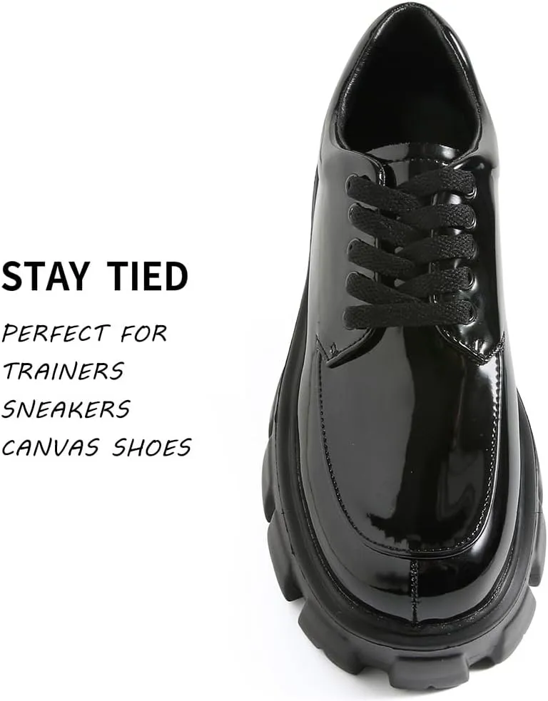 VSUDO 2 Pairs Flat Shoe Laces for Sneakers, Shoe Strings/Shoelaces for Sneakers