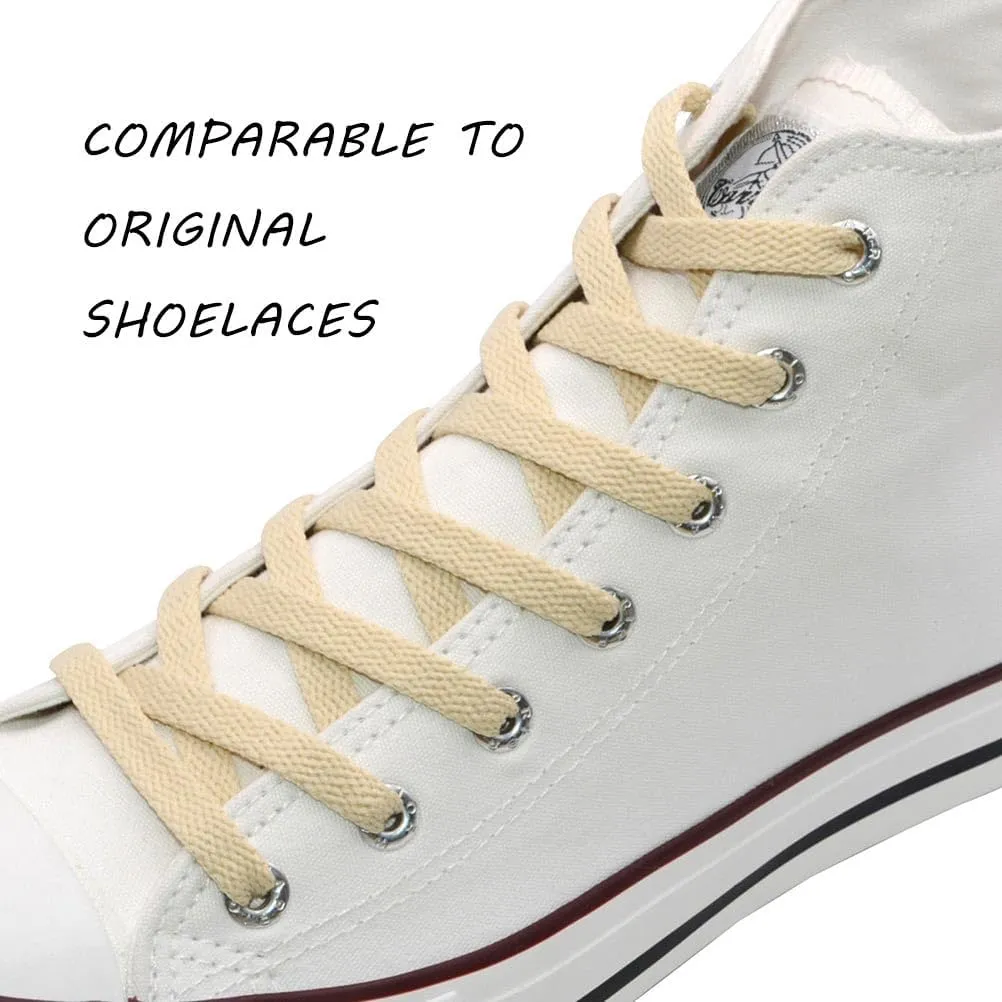 VSUDO 2 Pairs Flat Shoe Laces for Sneakers, Shoe Strings/Shoelaces for Sneakers