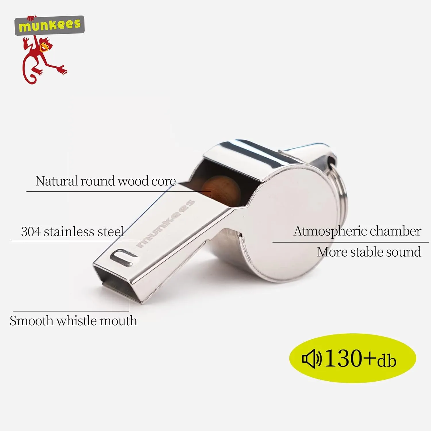 Whistle Outdoor Large Volume Whistle Disaster Prevention Goods 304 Stainless Steel
