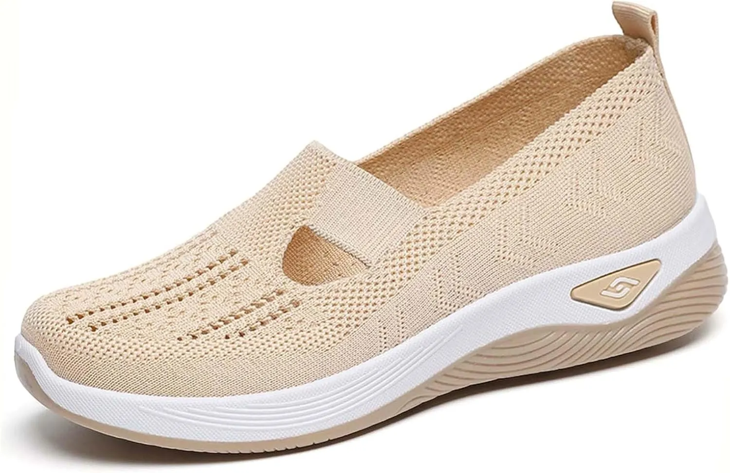 Women Footwear Orthopedic Sneakers Arch Support Walking Shoes Woven Breathable Running Shoes Sole Shoes Cloud Slide
