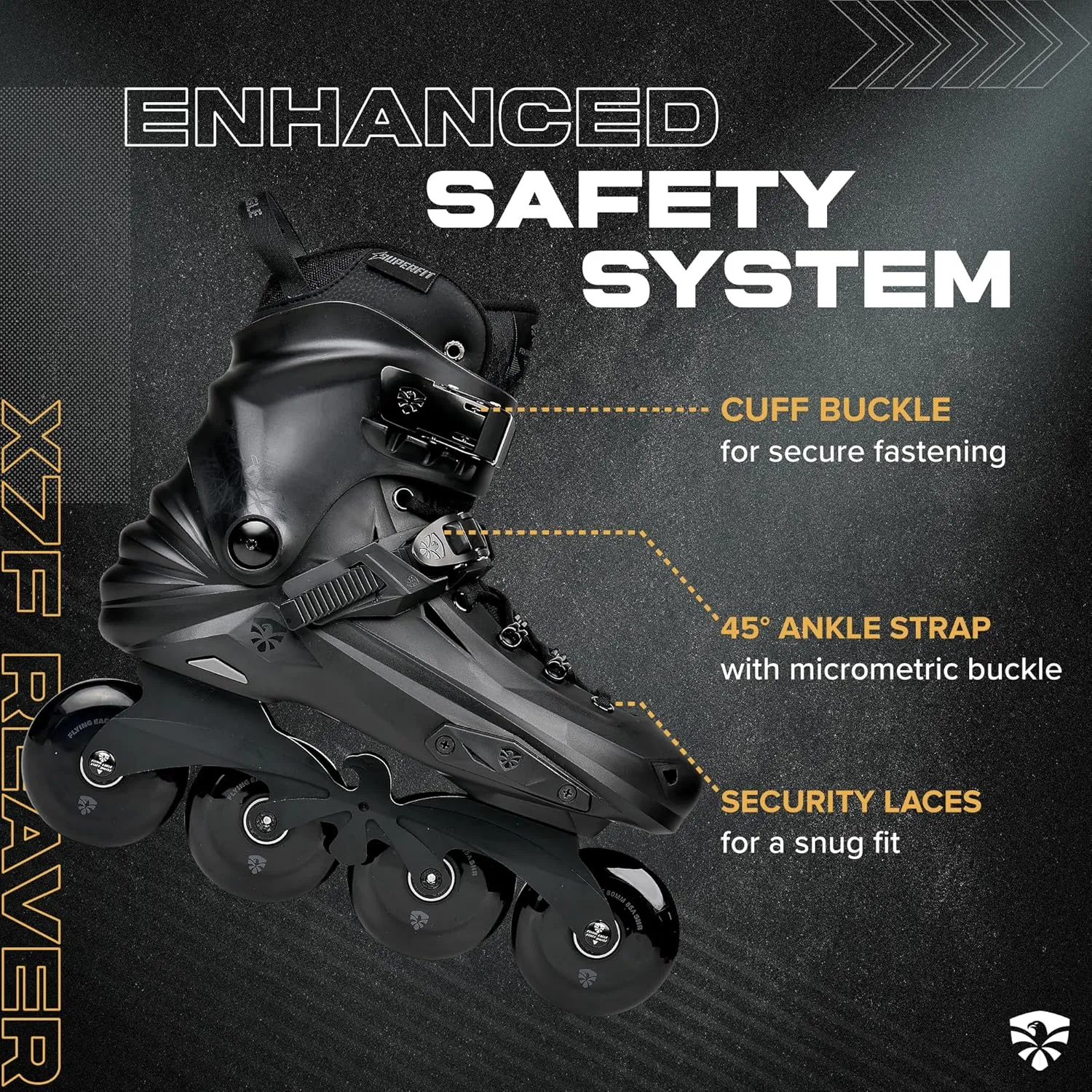 X7F Reaver Skates - Black