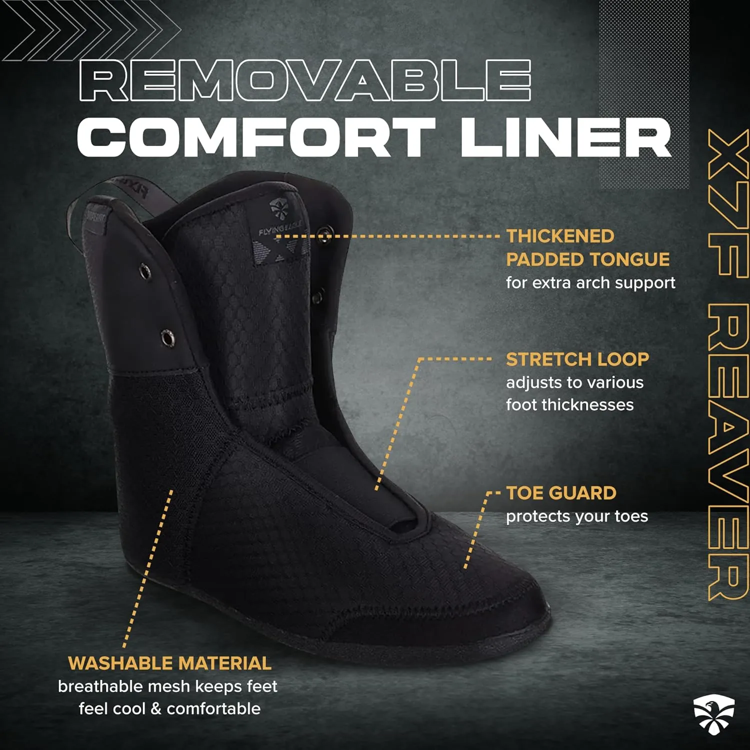 X7F Reaver Skates - Black