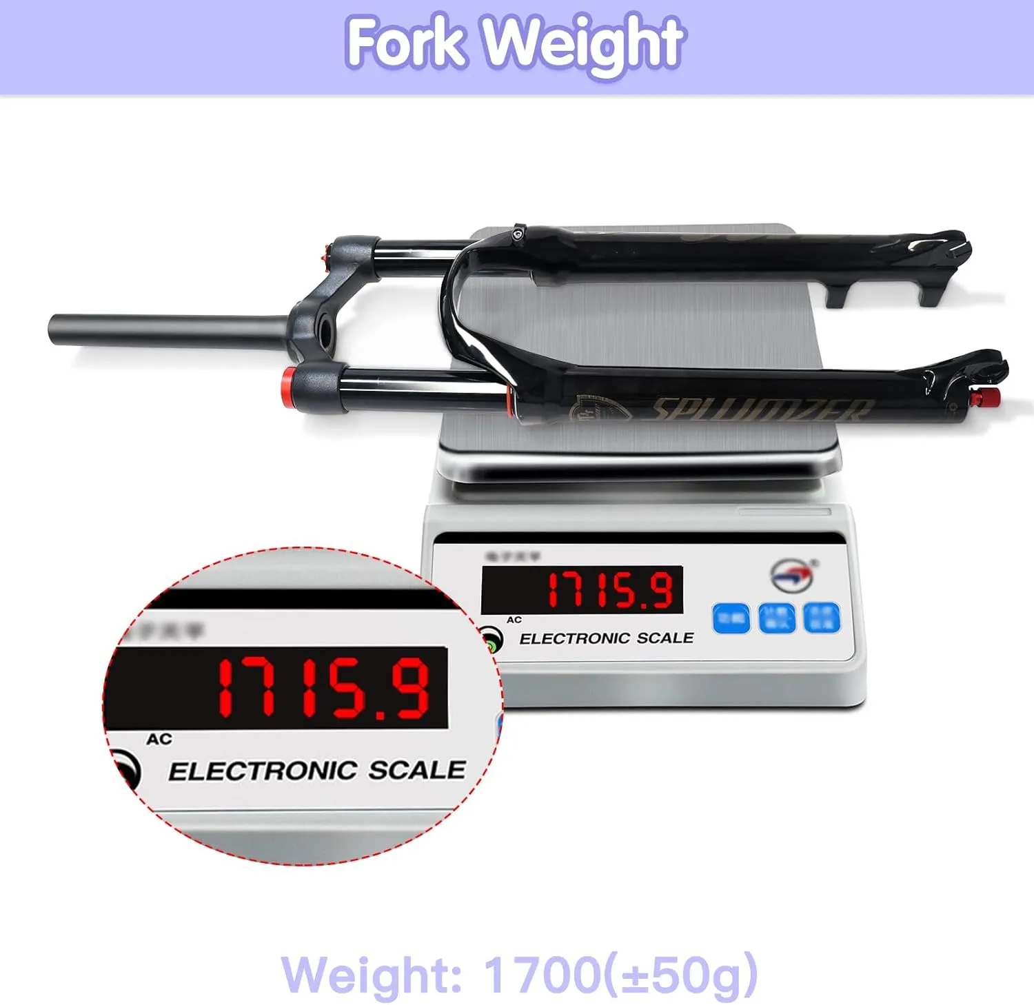 ZTZ Mountain Bike Fork,26 27.5 29 inch MTB Suspension Air Fork Rebound AdjustTravel 120mm,QR 9mm1-1/8 Straight Tube, Ultralight Mountain Bike Front Fork for XC/AM Bike
