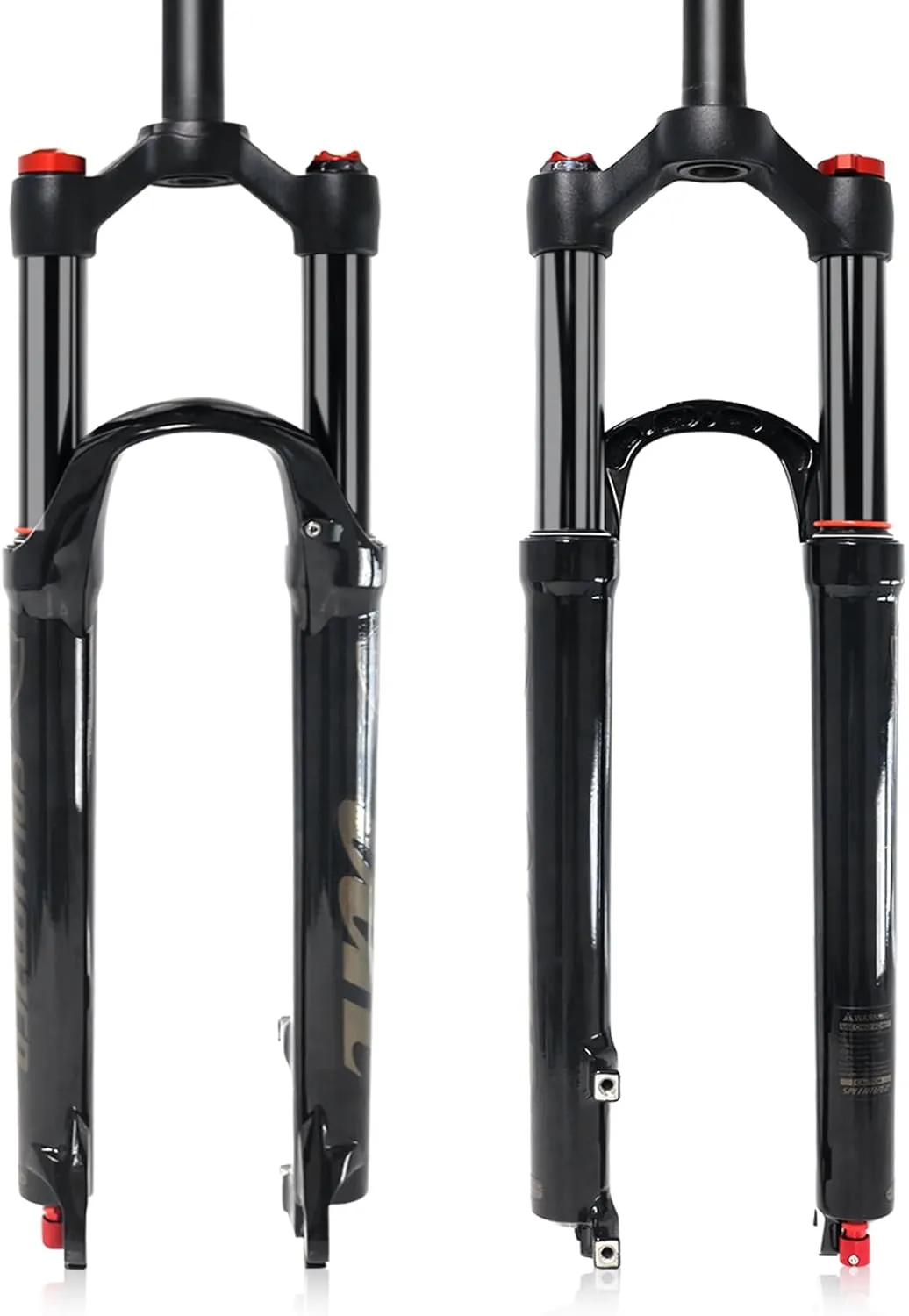 ZTZ Mountain Bike Fork,26 27.5 29 inch MTB Suspension Air Fork Rebound AdjustTravel 120mm,QR 9mm1-1/8 Straight Tube, Ultralight Mountain Bike Front Fork for XC/AM Bike